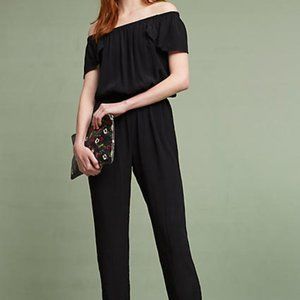 Anthropologie Beachgold Nighttide Jumpsuit